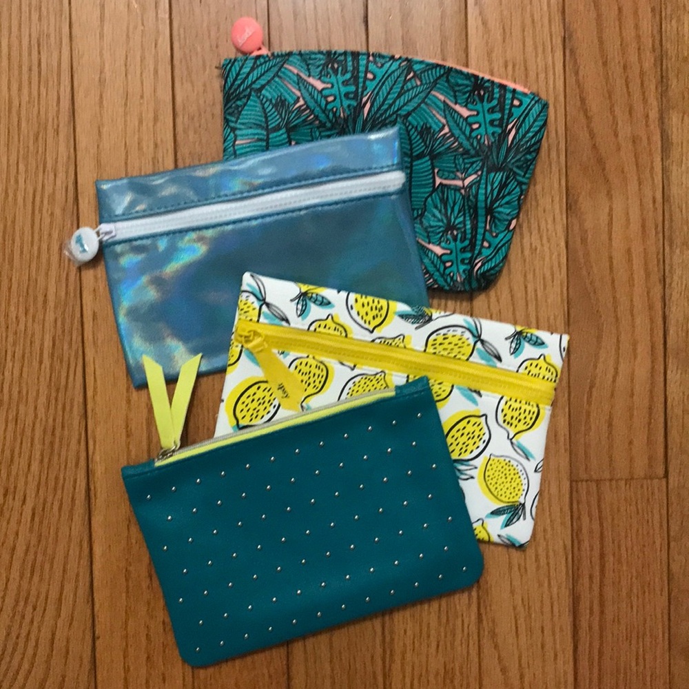 Makeup Travel Bags Set of 4 Ipsy NWOT